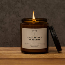 Load image into Gallery viewer, Bougie Eucalyptus Tangerine