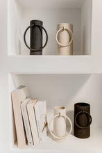 Load image into Gallery viewer, Big Ring Raw Handmade Ceramic Vase