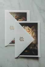 Load image into Gallery viewer, Set of 10 French Artisan Printed Cards - May Roses