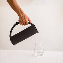 Load image into Gallery viewer, Half circle handmade ceramic decanter