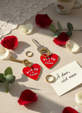 Load image into Gallery viewer, Heart key ring