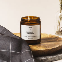 Load image into Gallery viewer, Bougie Romarin Lavande - Rosemary Lavender Candle