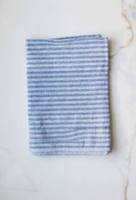 Load image into Gallery viewer, Light Blue Striped Kitchen Towel