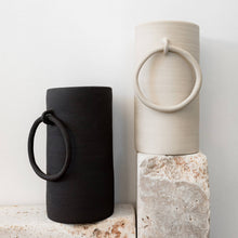 Load image into Gallery viewer, Big Ring Raw Handmade Ceramic Vase