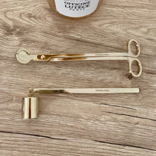 Load image into Gallery viewer, Snuffer+Candle Wick Cutter Gold (kit)