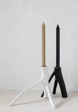 Load image into Gallery viewer, The Triple Twig Candle Holder - Black
