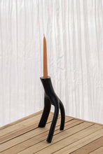 Load image into Gallery viewer, The Triple Twig Candle Holder - Black
