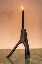 Load image into Gallery viewer, The Triple Twig Candle Holder - Black
