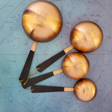Load image into Gallery viewer, Black &amp; Copper Color Baking Cups -Cooking Measuring Cup set
