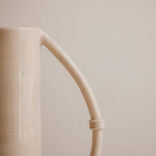Load image into Gallery viewer, Half circle handmade ceramic decanter
