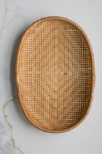 Load image into Gallery viewer, Smoked Bamboo Woven Basket Tray(Campfire Odor)
