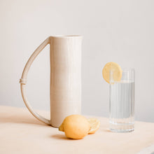 Load image into Gallery viewer, Half circle handmade ceramic decanter
