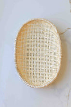 Load image into Gallery viewer, Smoked Bamboo Woven Basket Tray(Campfire Odor)
