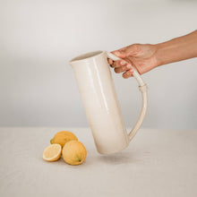 Load image into Gallery viewer, Half circle handmade ceramic decanter
