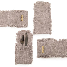 Load image into Gallery viewer, The Oh My Gee Cutlery Holder - Pearl Grey - Set of 4
