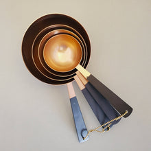 Load image into Gallery viewer, Black &amp; Copper Color Baking Cups -Cooking Measuring Cup set
