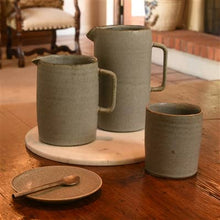 Load image into Gallery viewer, Tiburon Pitcher, Ceramic - Lrg - Light Grey Glaze
