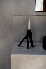 Load image into Gallery viewer, The Triple Twig Candle Holder - Black
