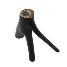 Load image into Gallery viewer, The Triple Twig Candle Holder - Black
