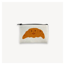 Load image into Gallery viewer, Croissant Small Zip Pouch
