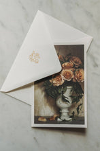 Load image into Gallery viewer, Set of 10 French Artisan Printed Cards - May Roses
