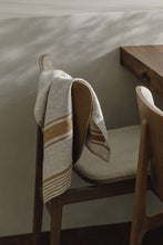 Load image into Gallery viewer, Linen Tea Towel (dish towel)   / Sandy stripes
