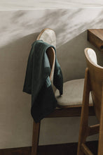 Load image into Gallery viewer, Linen Tea Towel (dish towel) / Forest green
