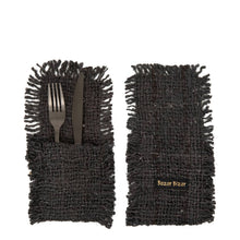 Load image into Gallery viewer, The Oh My Gee Cutlery Holder - Black Navy - Set of 4
